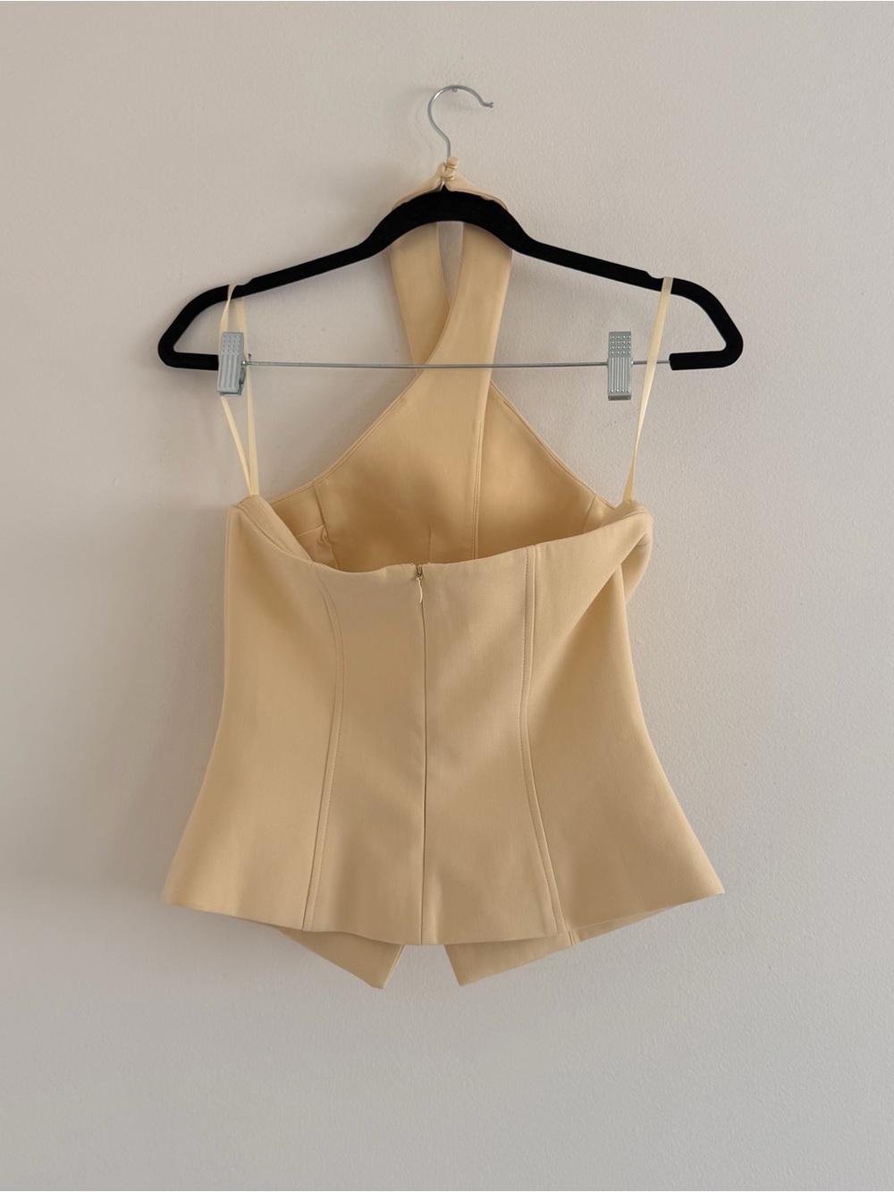 White House Black Market Butter Toast Halter Vest - Picture 3 of 7